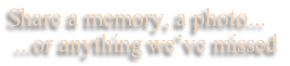 Share a memory, a photo...
